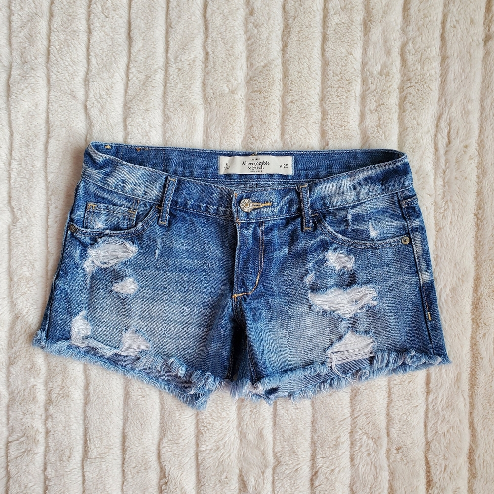 Women's Abercrombie & Fitch Distressed Denim Shorts